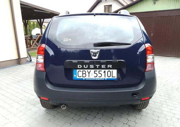 Dacia Duster cena 34900 przebieg: 129000, rok produkcji 2015 z Korsze małe 191